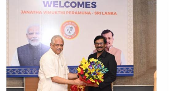 ටිල්වින් සිල්වා සහ BJP ජාතික මහලේකම් අතර හමුවක්